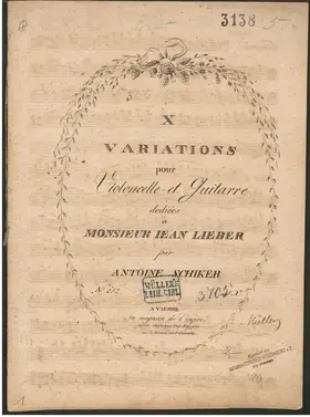 10 Variations for Cello and Guitar