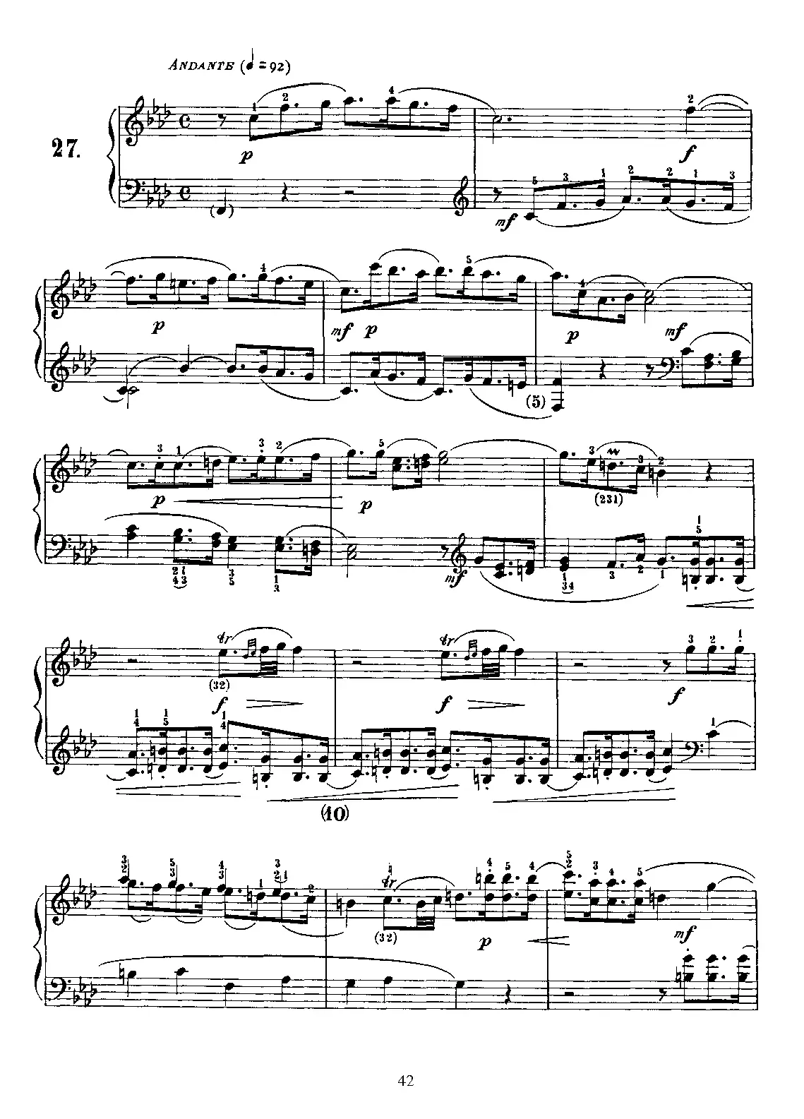 Keyboard Sonata in F minor - Page 1
