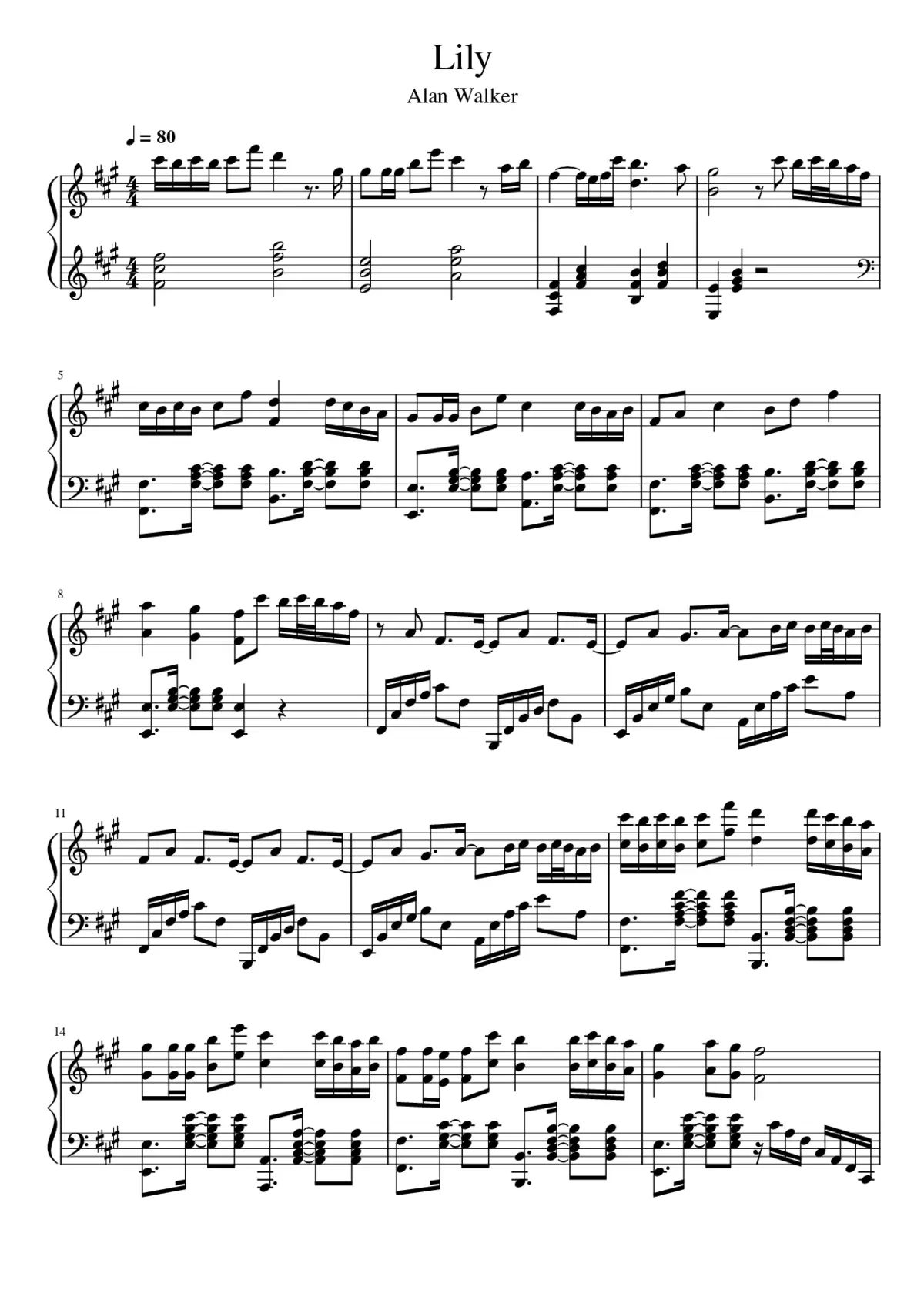 lily - Page 1