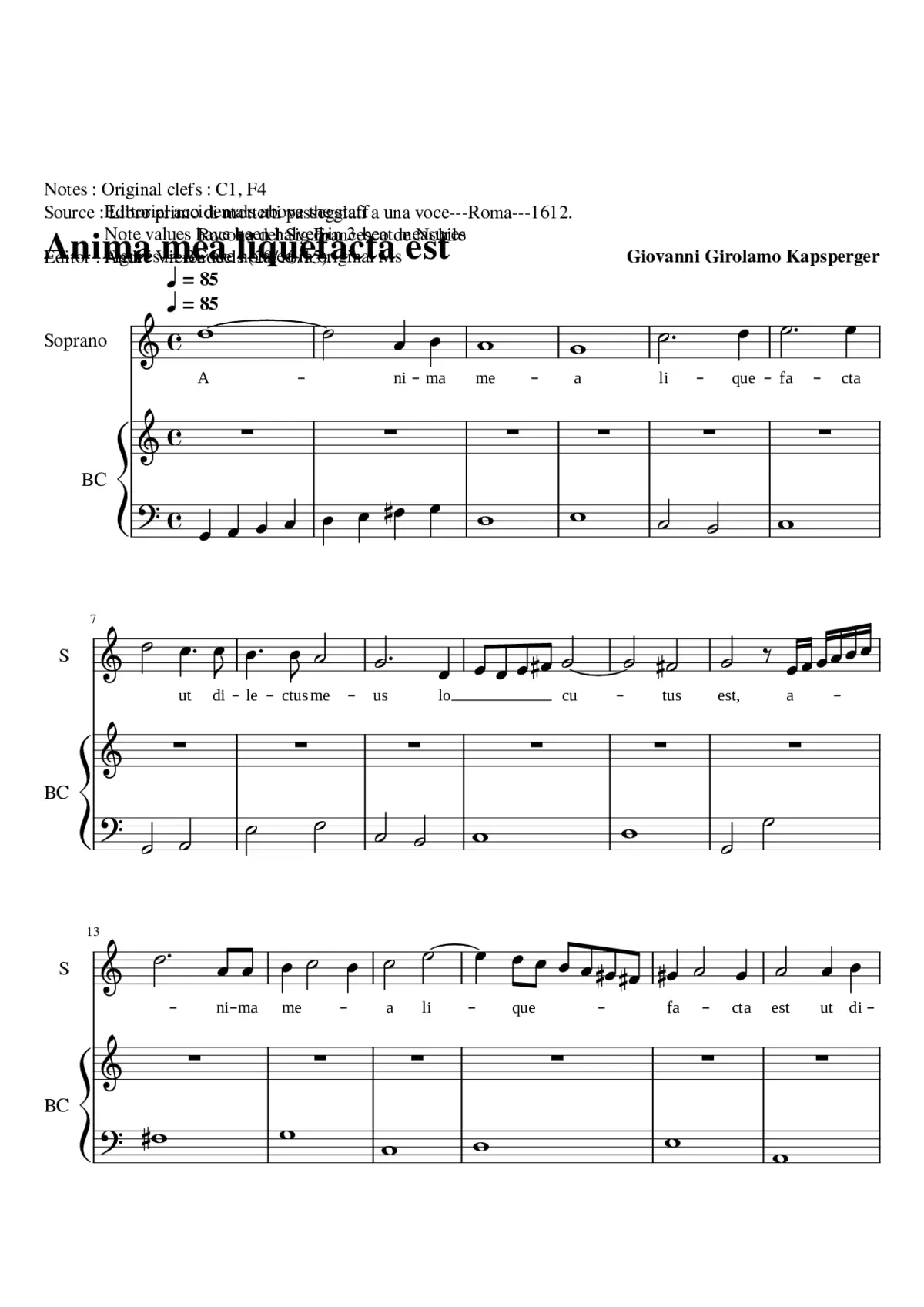 Anima mea liquefacta est - Page 1