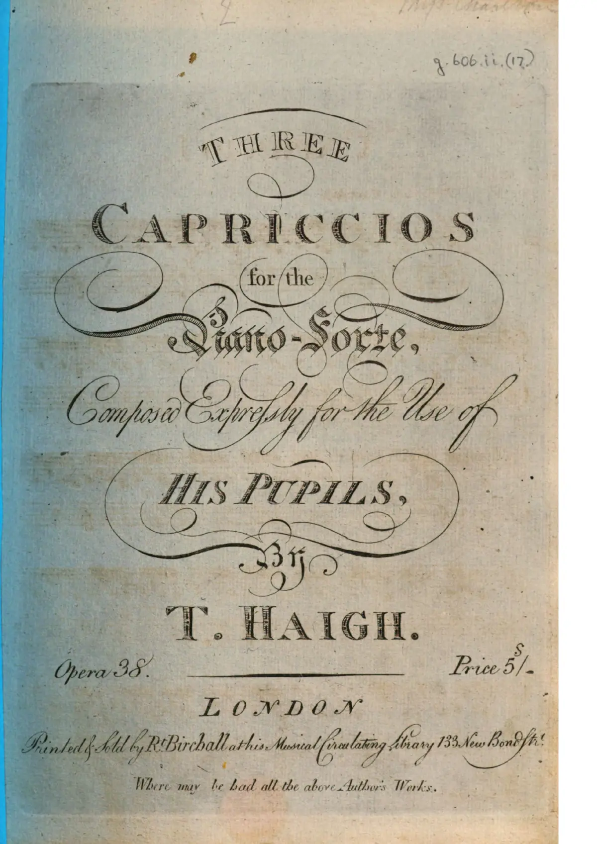 3 Capriccios - Page 1