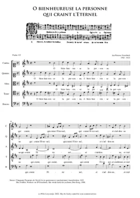 Pseaume 112 - Bienheureuse la personne