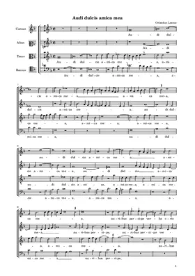 Audi dulcis amica mea