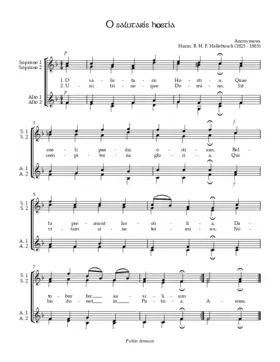 O salutaris hostia No. 10 in F