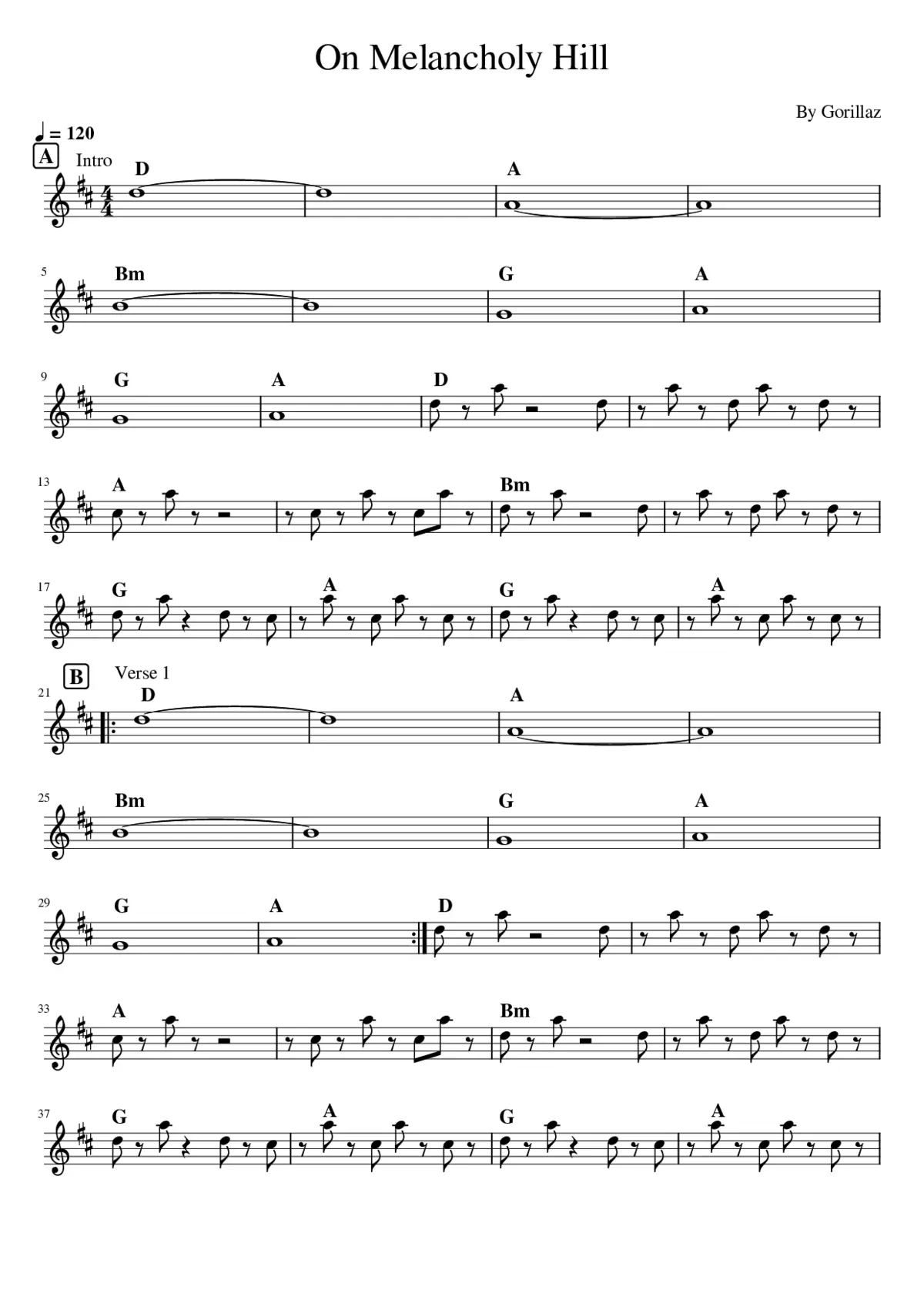 On Melancholy Hill - Page 1