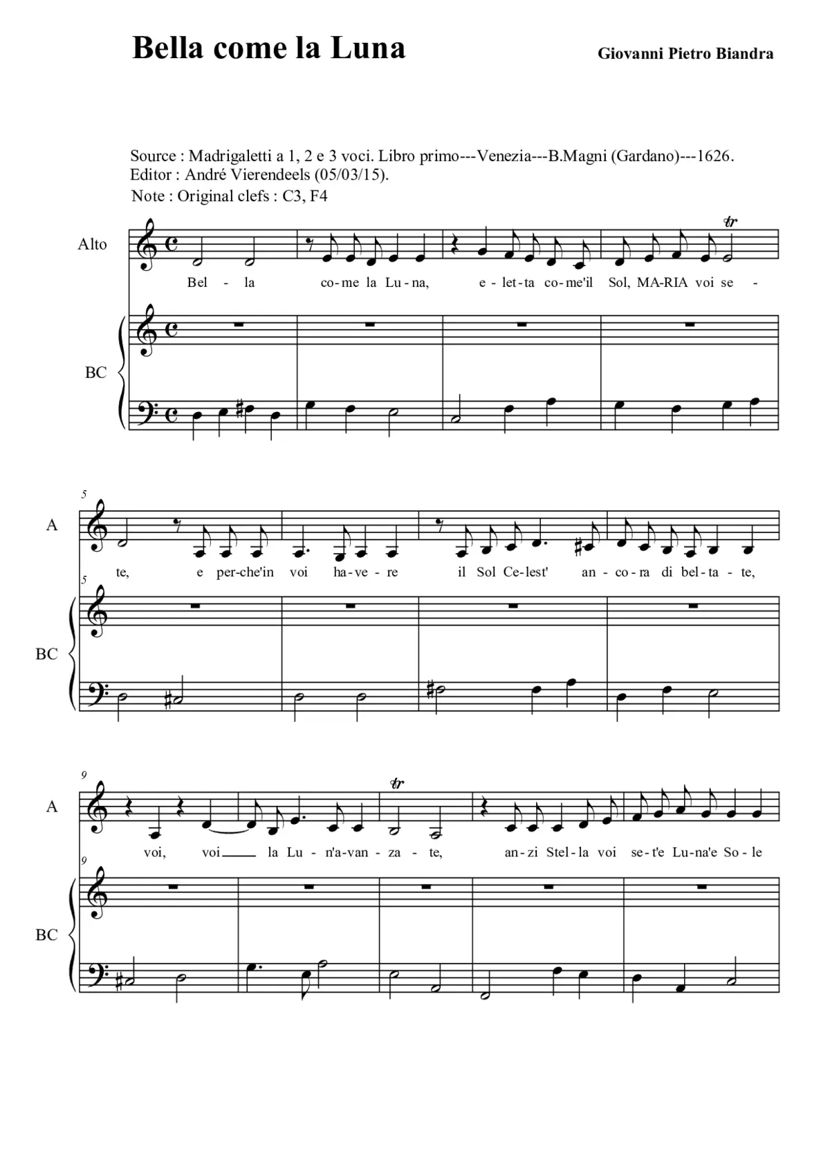Bella come la luna - Page 1