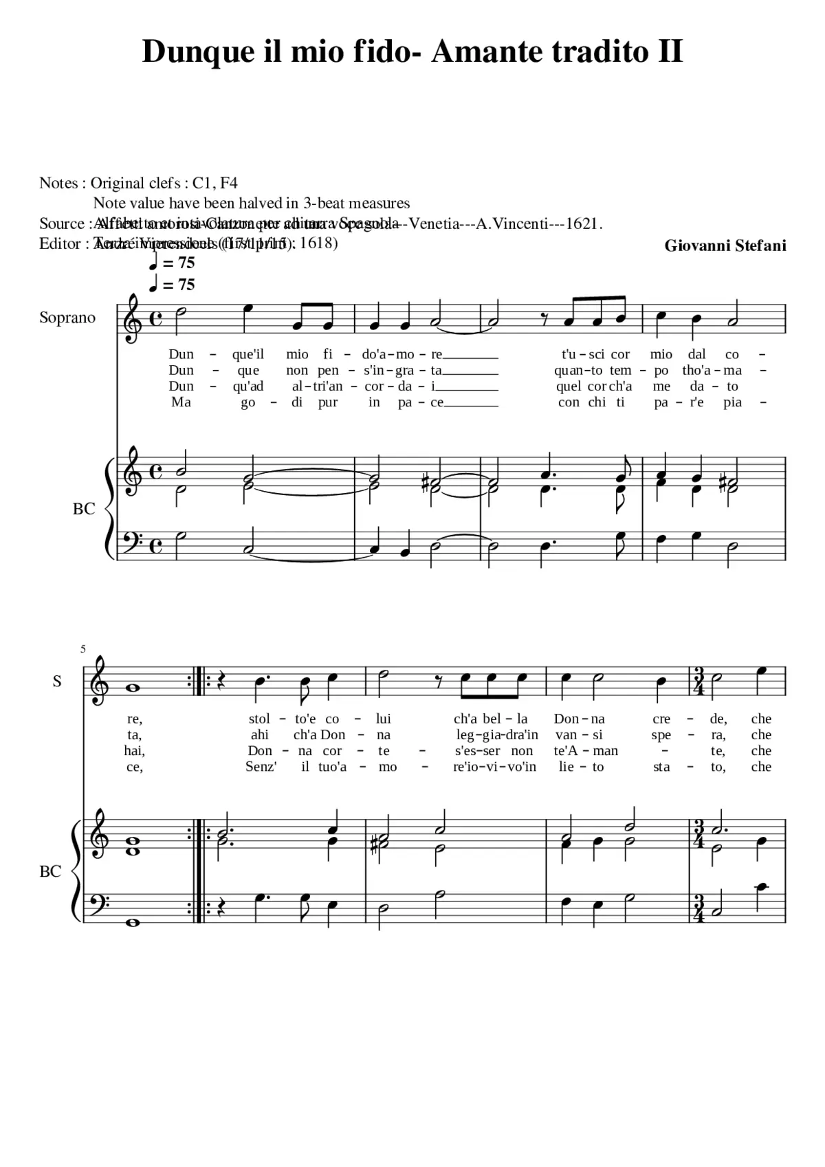 Dunque il mio fido - Amante tradito II - Page 1