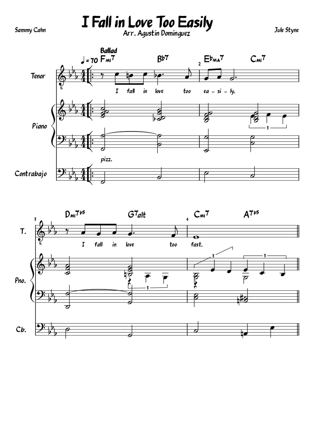 I fall in love too easily - Page 1