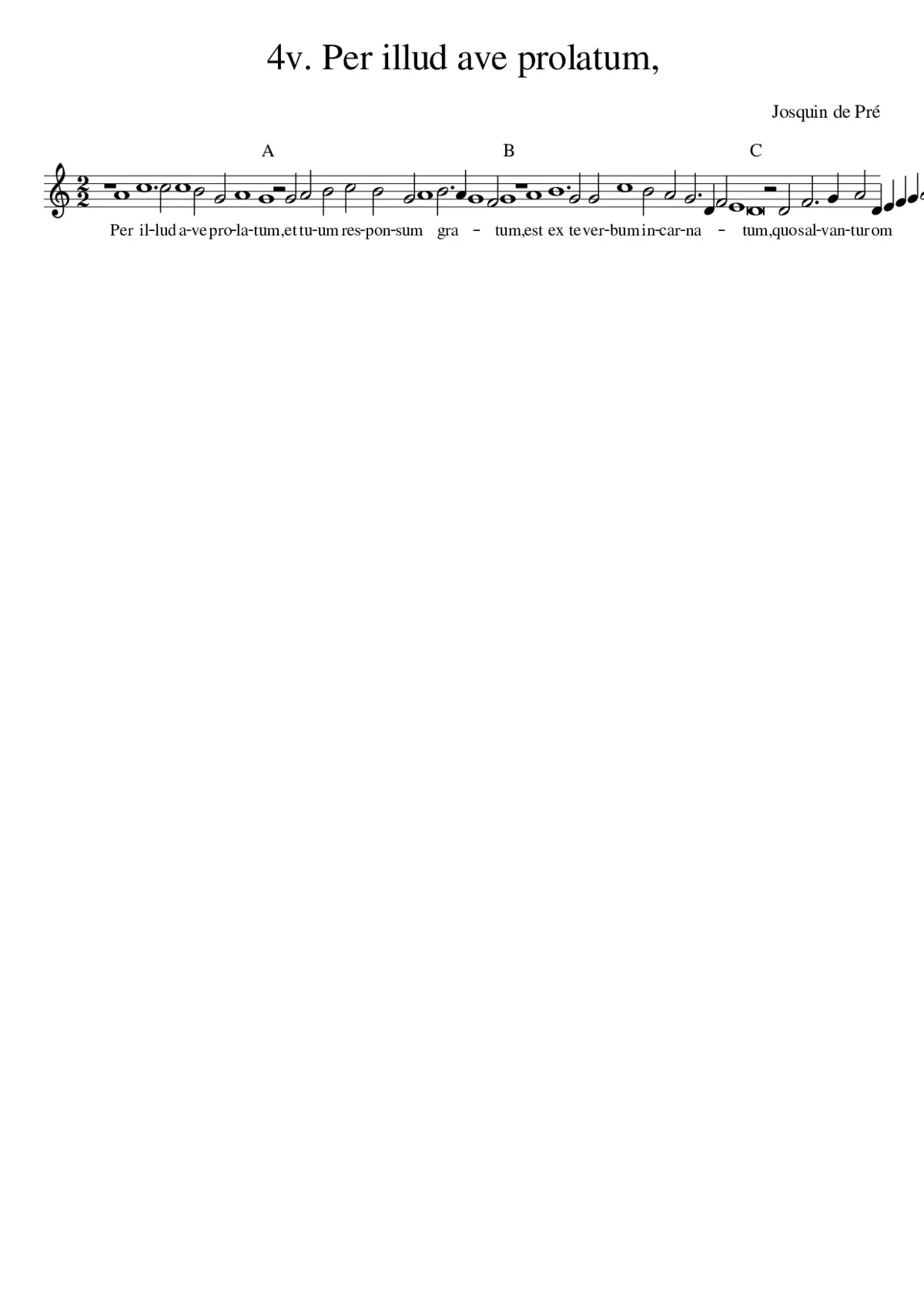 4v. Per illud ave prolatum - Page 1