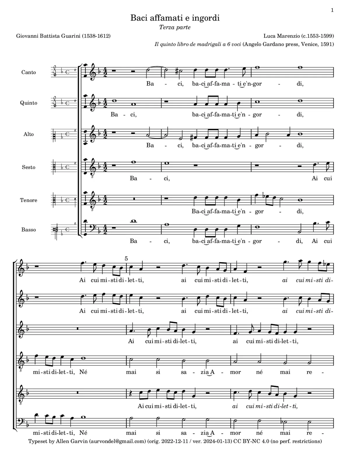 Baci affammati e ingordi - Page 1