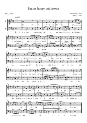 Beatus homo qui invenit sapientiam