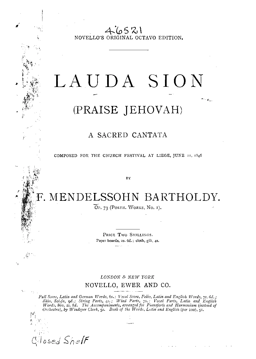 Lauda Sion - Page 1