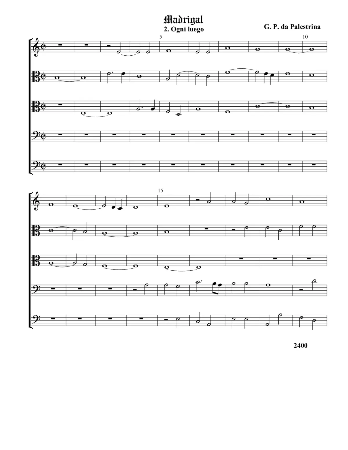 3 Madrigals - Page 1