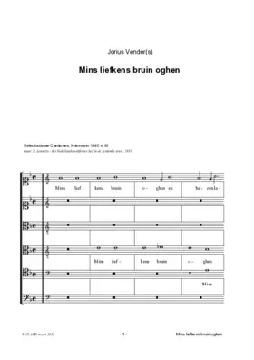 Mins liefkens bruin oghen