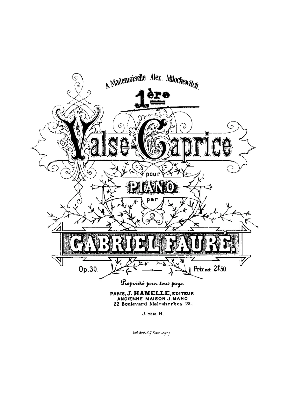 Valse-Caprice No.1 - Page 1