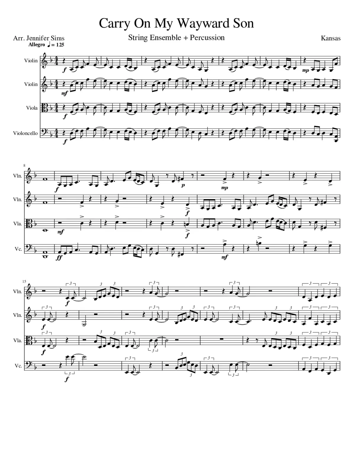 carry on wayward son - Page 1