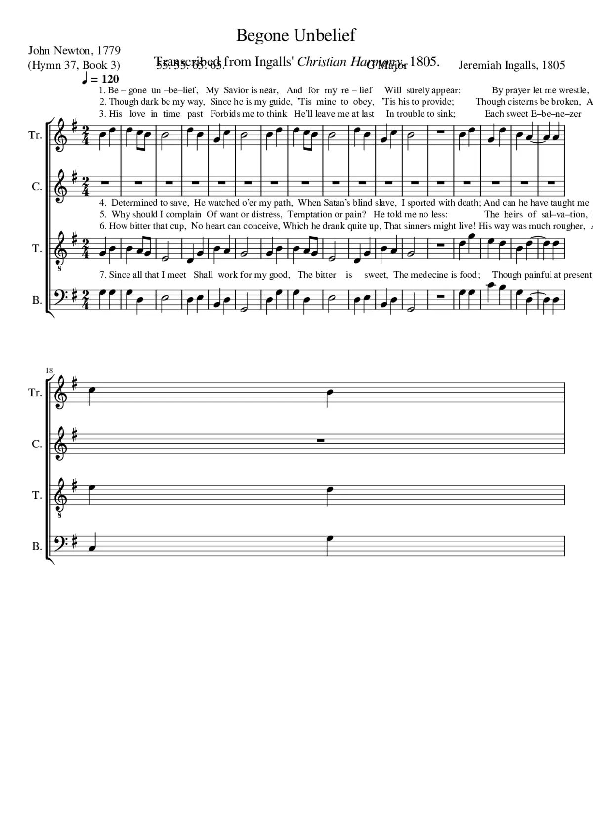 Begone Unbelief - Page 1