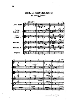 Divertimento in F major