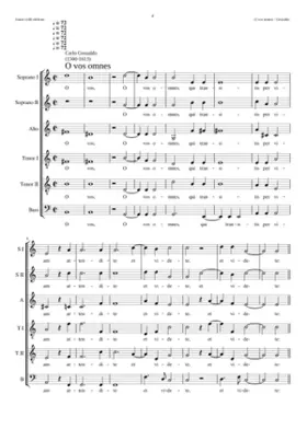 O vos omnes (another O vos omnes for 5vv apeared in 1603)