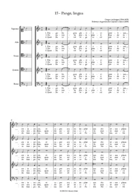 Pange lingua a 5 (II)