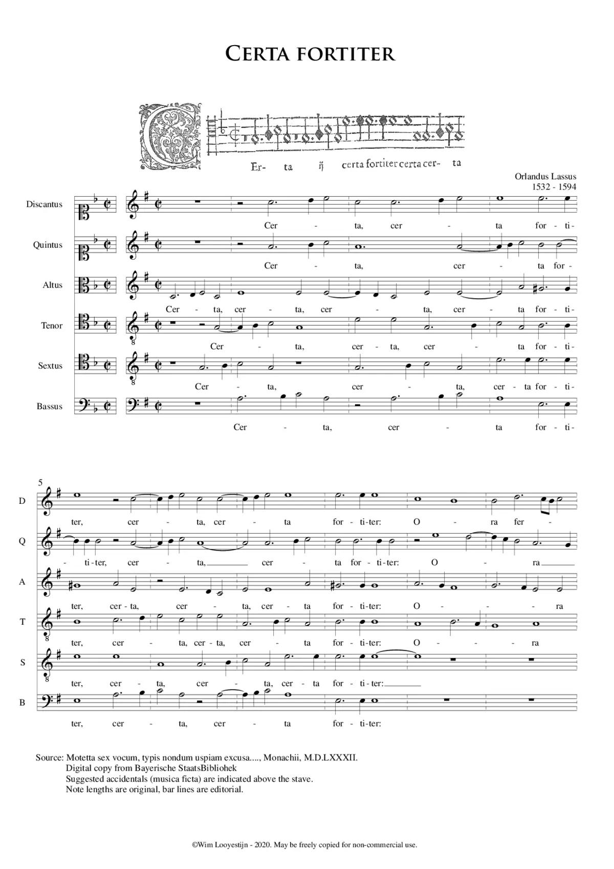 Certa fortiter - Page 1