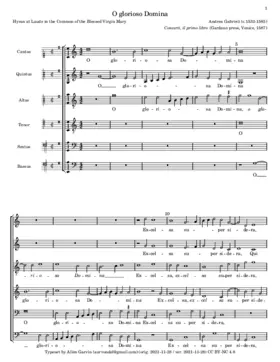 O gloriosa Domina a 6