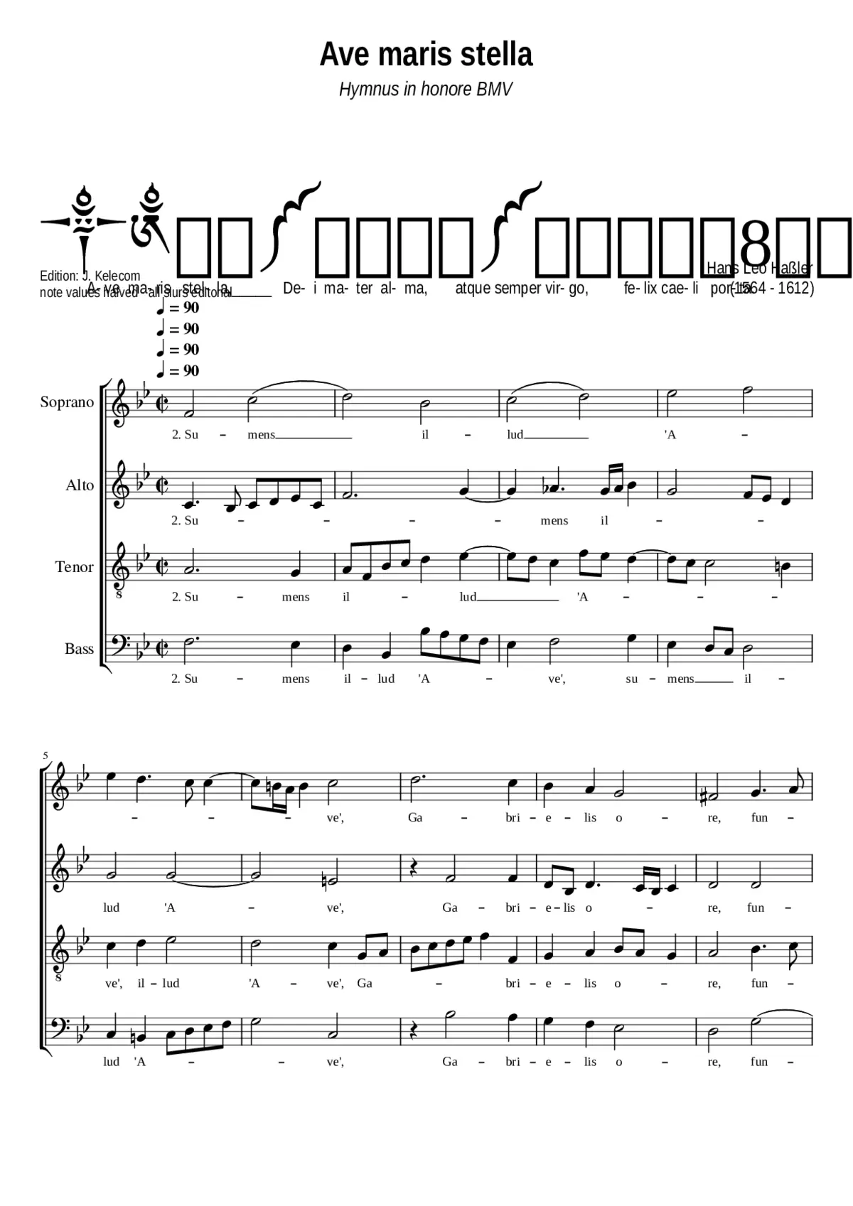 Ave maris stella - Page 1