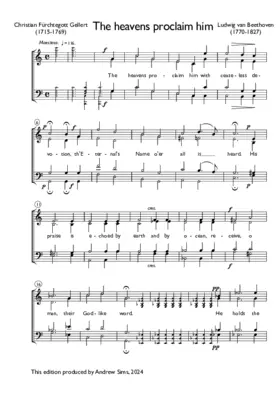 Die Ehre Gottes aus der Natur, Op. 48 No. 4