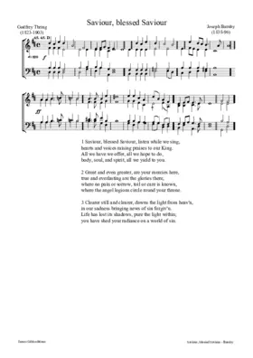 Saviour, blessed Saviour