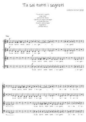 Tu sai tutti i segreti