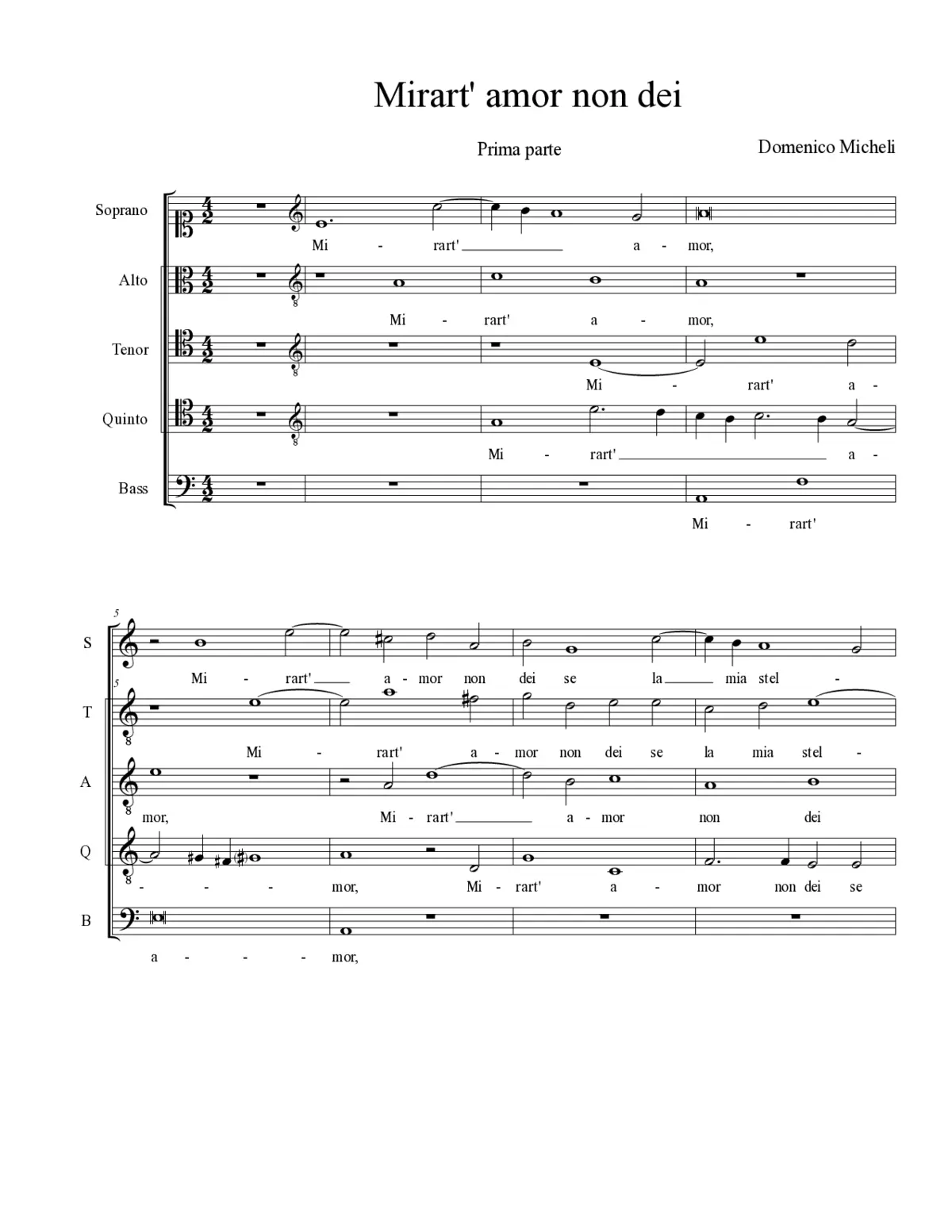 Mirart' amor non dei - Page 1