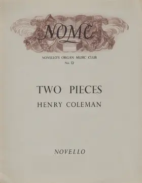 2 Pieces for Organ