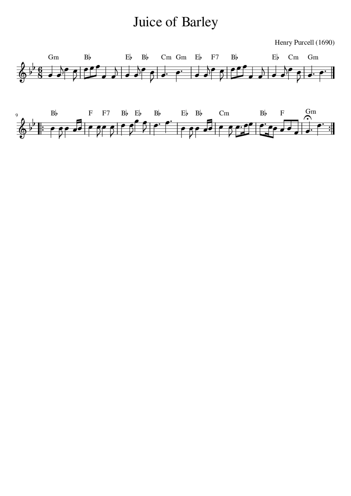 Juice of Barley - Page 1