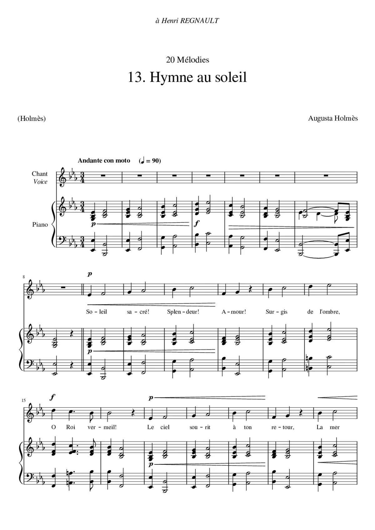 20 Mélodies - Page 1