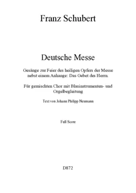 Deutsche Messe, D872