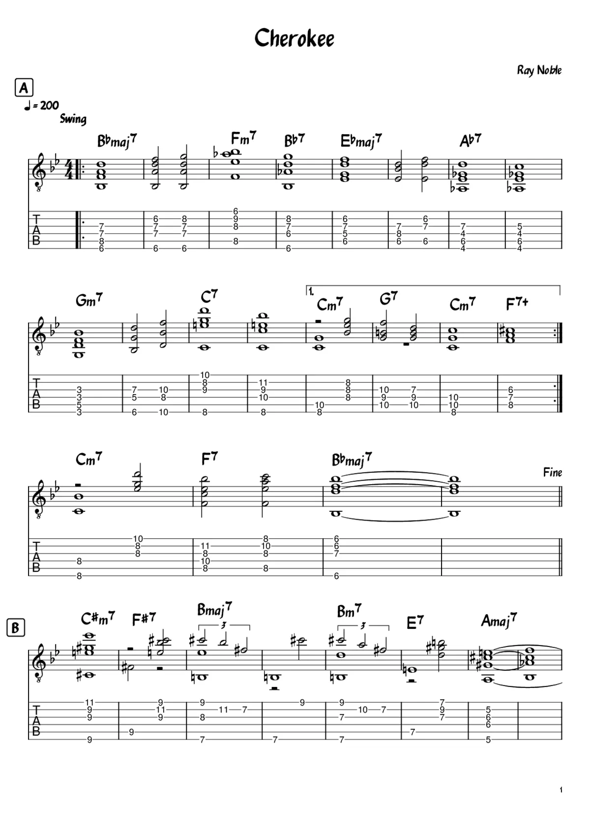 Cherokee - Page 1