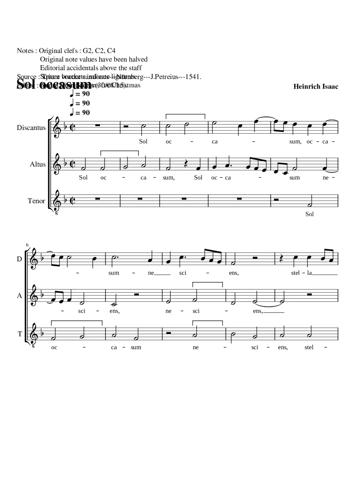 Sol occasum nesciens - Page 1