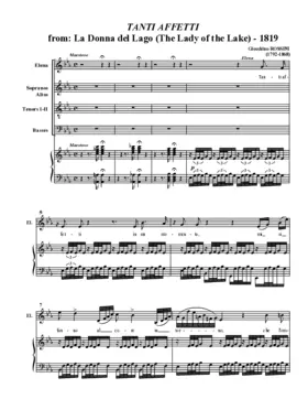Tanti affetti (from 'La Donna del Lago')