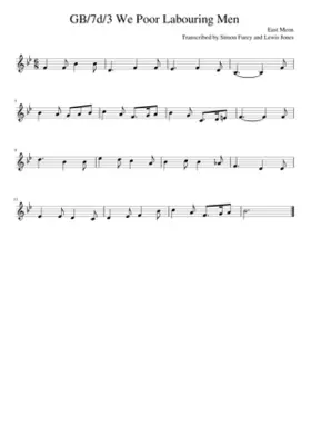 GB/7d/3 We Poor Labouring Men