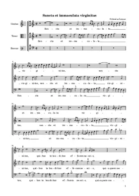 Sancta et immaculata