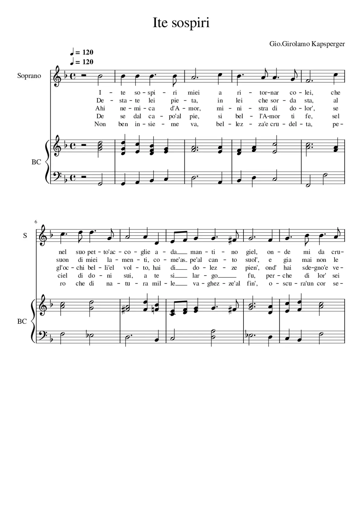 Ite sospiri - Page 1