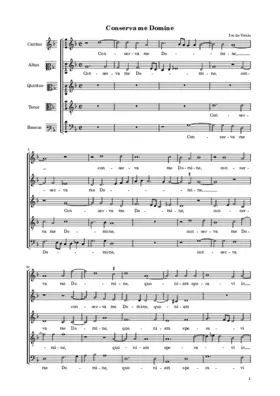 Conserva me Domine