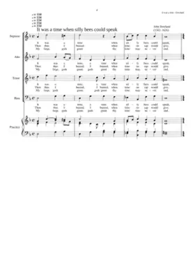 It was a time when silly Bees could speake