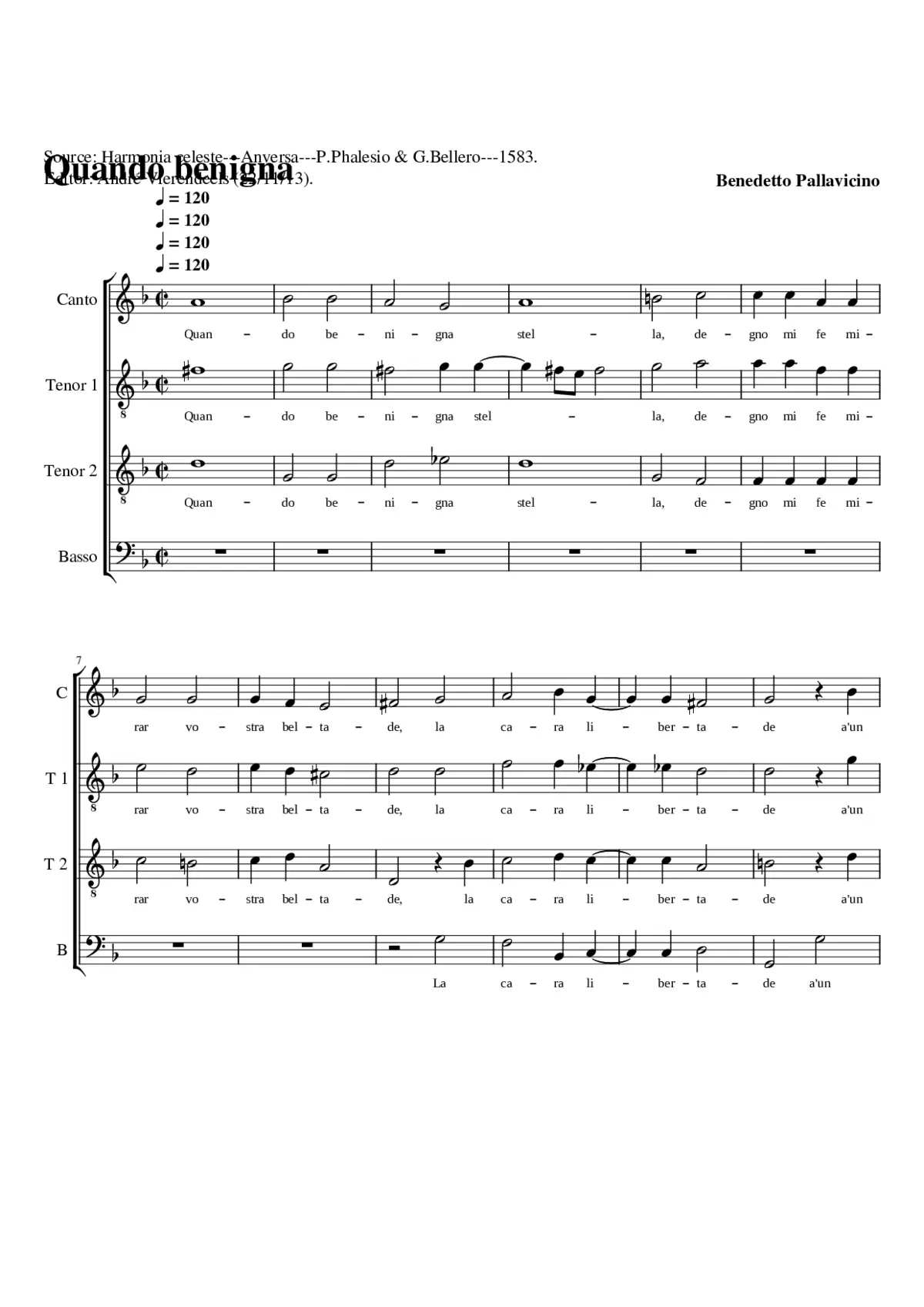 Quando benigna - Page 1