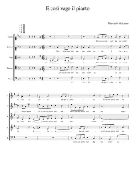 E così vago il pianto