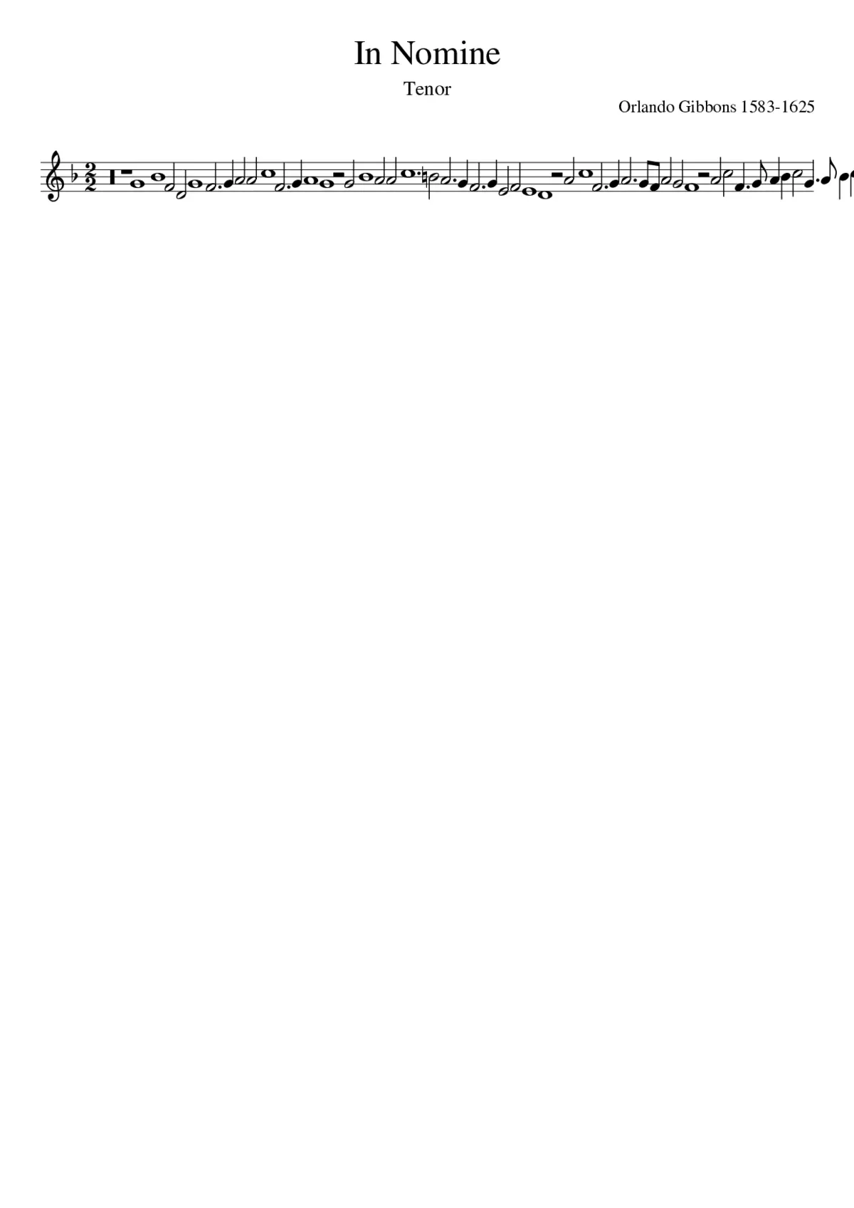 In Nomine - Page 1