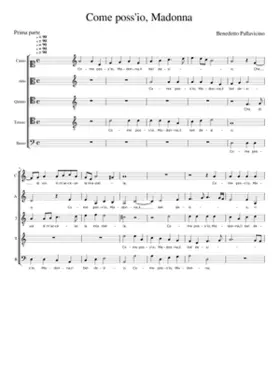 Come poss'io Madonna