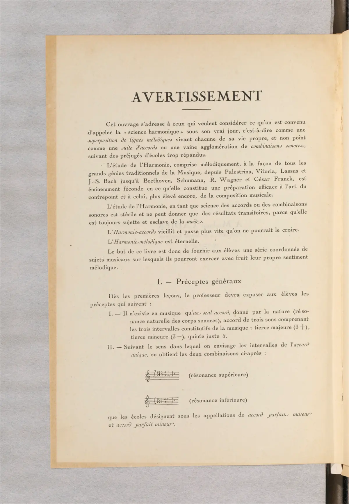Cent thèmes d'harmonie et réalisations - Page 1