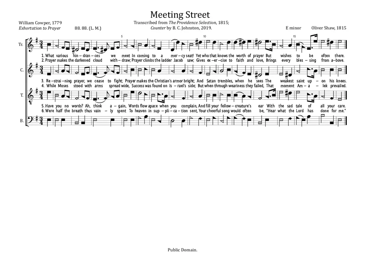 Meeting Street - Page 1
