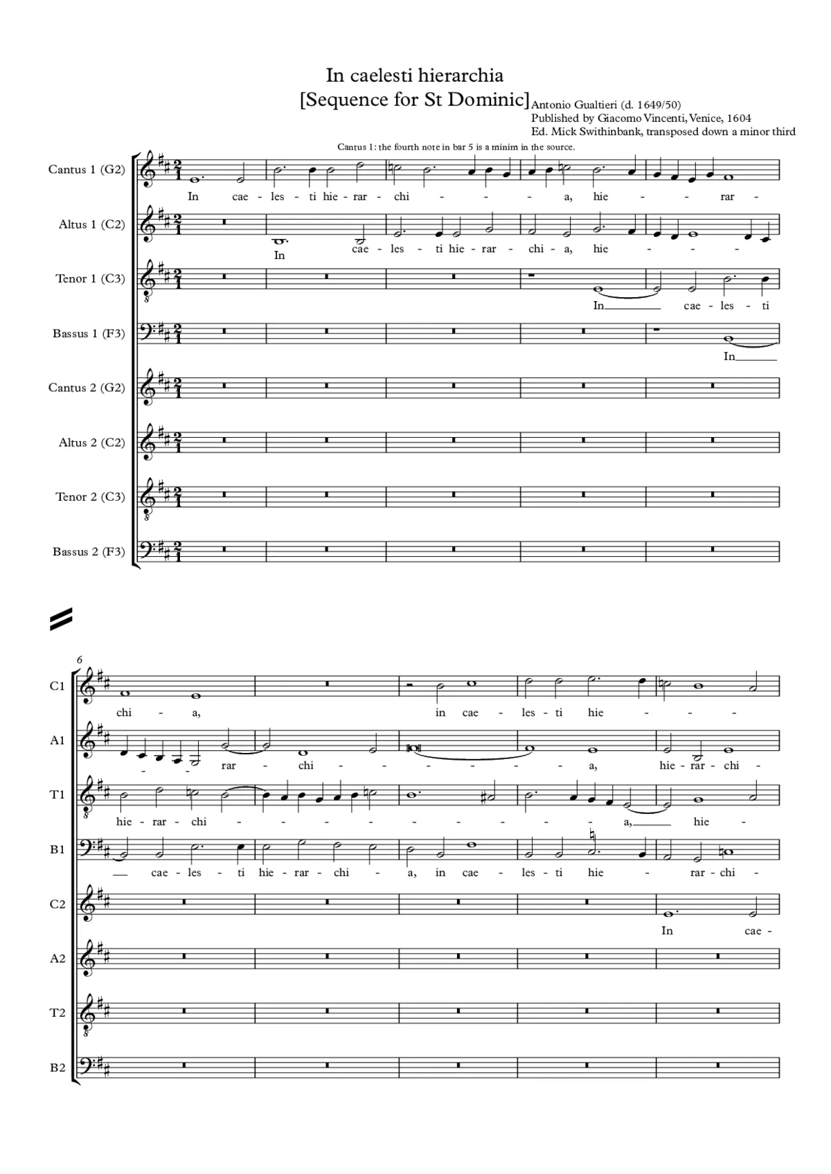 In caelesti hierarchia - Page 1